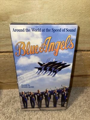 Blue Angels VHS Around the world at the speed of sound Hosted by Dennis Quaid Foto 1 de 3