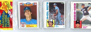 Paquete de béisbol Topps 1984 sellado top Nolan Ryan * ¡cal rasgado atrás! - Imagen 1 de 2