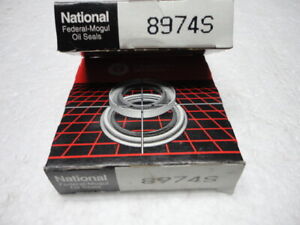 Pair NOS. Front Wheel Grease Seals National Oil Seal #8974S for GM Products USA.