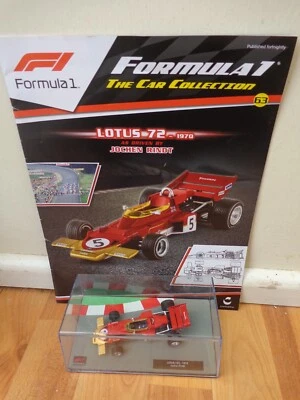 1/43 F1 Formel 1 Auto Sammlung - 1970 Lotus 72 Jochen Rindt Auto #63 - Bild 1 von 2