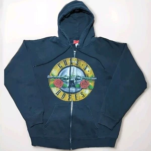 Sudadera con Capucha Vintage Guns N Roses XL Bravado Cremallera Completa Doble Cara Licencia - Imagen 1 de 14