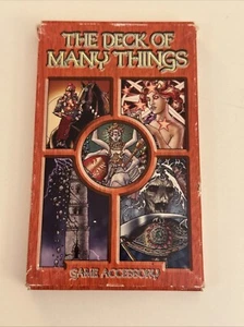 Das Deck der vielen Dinge RAR Grün Ronin Spiel Zubehör D&D - Bild 1 von 8
