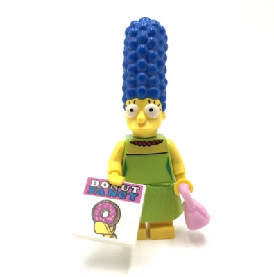 LEGO Marge Simpson minifigure CMF Series Simpsons 71005 Donut - Image 1 of 4