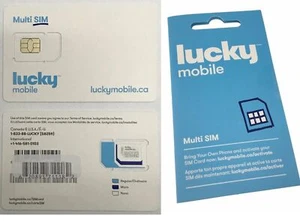 1 CARTE MULTI SIM 3G MOBILE CHANCEUX GRATUIT. ACTIVATION GRATUITE. NUMÉRO GRATUIT. LIVRAISON GRATUITE - Photo 1 sur 5