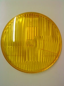 Scheinwerferglas GELB Bosch BMW Motorrad R45 R50 R60 R65 R75 H4 Hercules 165 mm - Imagen 1 de 1
