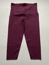 Spanx Leggings Woman 2X Purple Booty Boost Cropped  Capris Active NWOT