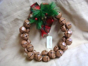 NWT Jingle Bell Wreath by Makers Holiday Jo-Ann Stores - Picture 1 of 5