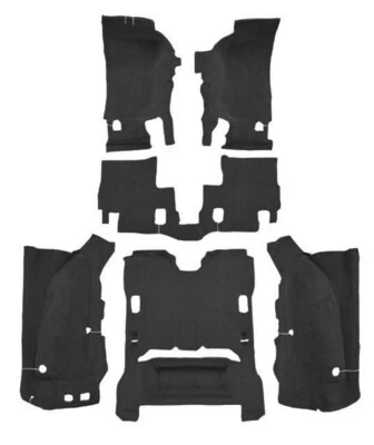 New! Complete Carpet Molded Pick Color fits 2011 - 2018 JEEP Wrangler - Image 1 of 4