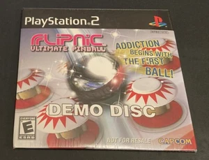 Flipnic: Ultimate Pinball (PlayStation 2 PS2, Capcom 2005) Demo Disc NEW - Picture 1 of 2