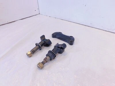 Harley Davidson Sportster 883 & 1200 & Dyna Chrome Handlebar Bar Riser Clamps - Image 1 of 4