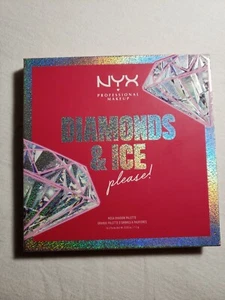 100% Authentic NYX New Holiday Diamond & Ice 16 Pan Eye Shadow Palette Sealed - Picture 1 of 12