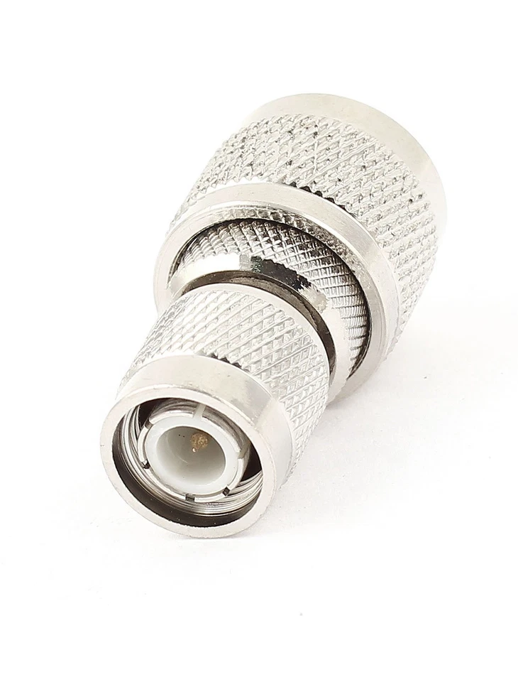 TNC Male Plug to N Type Male Plug M/M Adapter RF Coax Cable Connector USA - Image 1 of 1