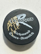 Vintage Richmond Renegades ECHL Multi-Player Signed / Autographed Hockey Puck