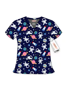 Neu, eliteMed 4-Wege Stretch Print Peeling Tops, Muster # 900-003NEUig, S-2XL - Bild 1 von 1