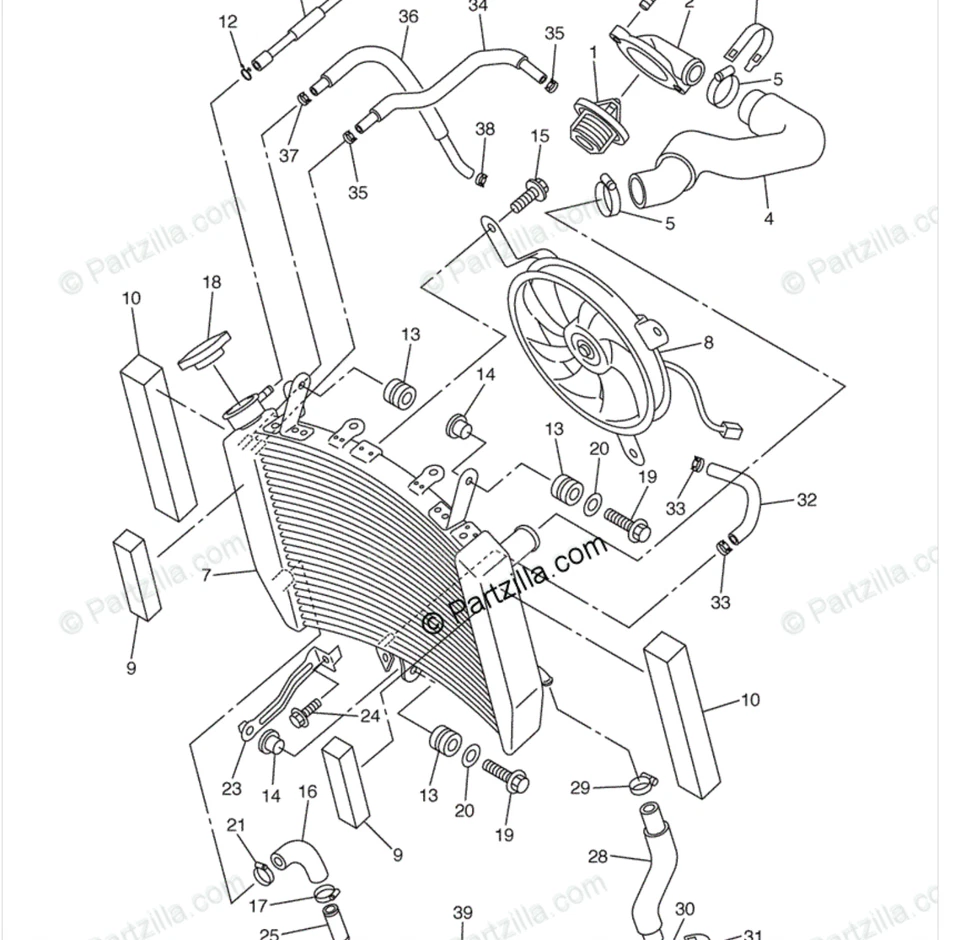 Yamaha YZF R1 5VY 2004 2005 2006 04 05 06 MECANISMO DE AGARRE Y BLOQUEO ASIENTO TRASERO R6 Foto 1 de 1
