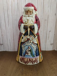 Jim Shore Holy Night Santa Claus Christmas Ornament 4023461 Heartwood Creek TAG - Picture 1 of 13