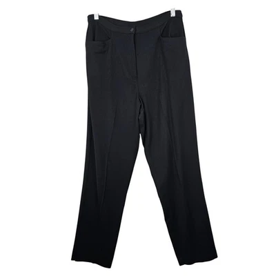 J Jill шерстяная смесь платье брюки черный карьера профессиональный женщин размер 12 - Изображение 1 из 4