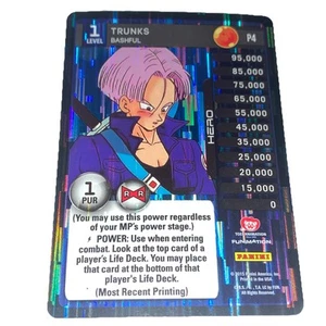 Dragon Ball Z DBZ Panini TCG CCG Trunks P4 Holo Foil Promo Personality Rare Card - Picture 1 of 3