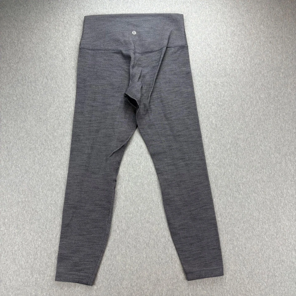 Леггинсы Lululemon Align с высокой посадкой женские размер 8 серые с потертостями спортивные для занятий йогой - Изображение 1 из 4