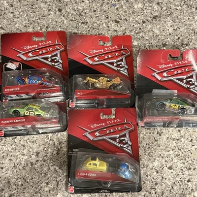 Disney Pixar Cars 3 Die Cast Cars Lots of 5 In Package - See Photos and Read - Image 1 of 4