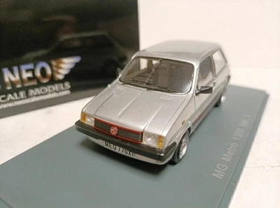 1/43 Resin car model MG Metro 1300 MK.1 1983 silver - Image 1 of 4