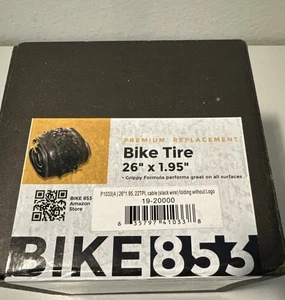 NEW Premium Replacement 26" x 2.125" BIKE853 TIRE Beach Cruiser White Wall - Picture 1 of 3