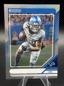 2024 Panini Donruss Jahmyr Gibbs #143 No Name SP - Detroit Lions - Picture 1 of 2