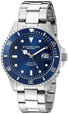 Stuhrling Original 792 02 Regatta 792 Aquadiver Automatic Mens Watch - Image 1 of 3