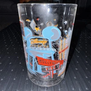Walt Disney World 25th Year Glass Cup Remember Magic McDonalds Beauty & Beast - Picture 1 of 4