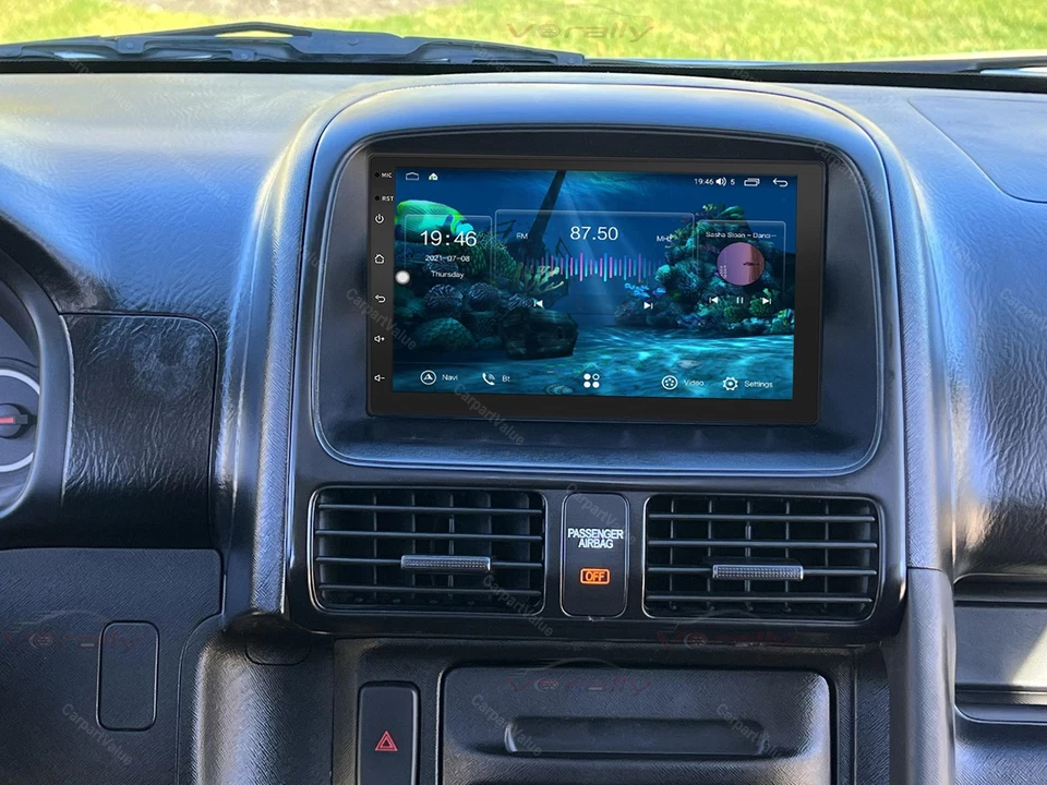 For HONDA CR-V 2002-2006 Wireless CarPlay Android 15 Car Radio Stereo GPS WIFI - Image 1 of 4