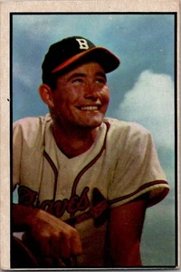 1953 Bowman Color JOE ADCOCK Boston Braves #151 VG/EX+ Condition - Picture 1 of 2
