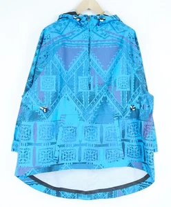 Blue Men's Lightweight Jacket ~L Hooded Zip Anorak Casual Unisex * - Picture 1 of 4