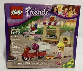 LEGO Friends 41092 Stephanie's Pizzeria Retired New Factory Sealed Age 5-12