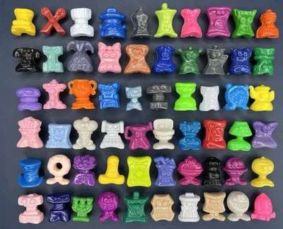 Classic GoGos Crazy Bones Things Complete Mixed Set of 60 Figures Rare Vintage - Image 1 of 4