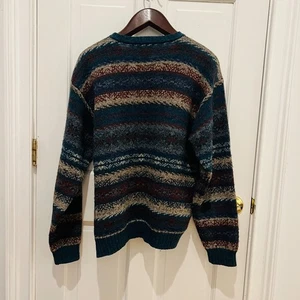 Vintage Club Room Pure Wool Shetland 90s Sweater Men’s Size Large - Bild 1 von 15