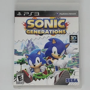 Sonic Generations Sony PlayStation 3 PS3 CIB con Manual Probado y Funcionando Buen Estado - Imagen 1 de 4