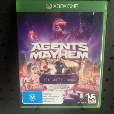 Agents Of Mayhem Xbox One Game Day One Edition VGC FREE Tracked Au Postage - Image 1 of 4