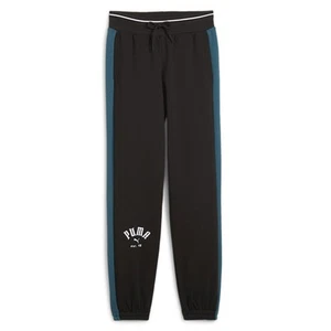 PUMA T7 Play Paris Sweatpants Boys Black Athletic Casual Bottoms 62645601 - Picture 1 of 2
