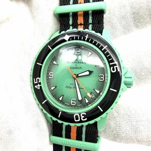 Blaincpain x Swatch Uhr Fifty Fathoms l INDIAN OCEAN ORIGINAL - Bild 1 von 14