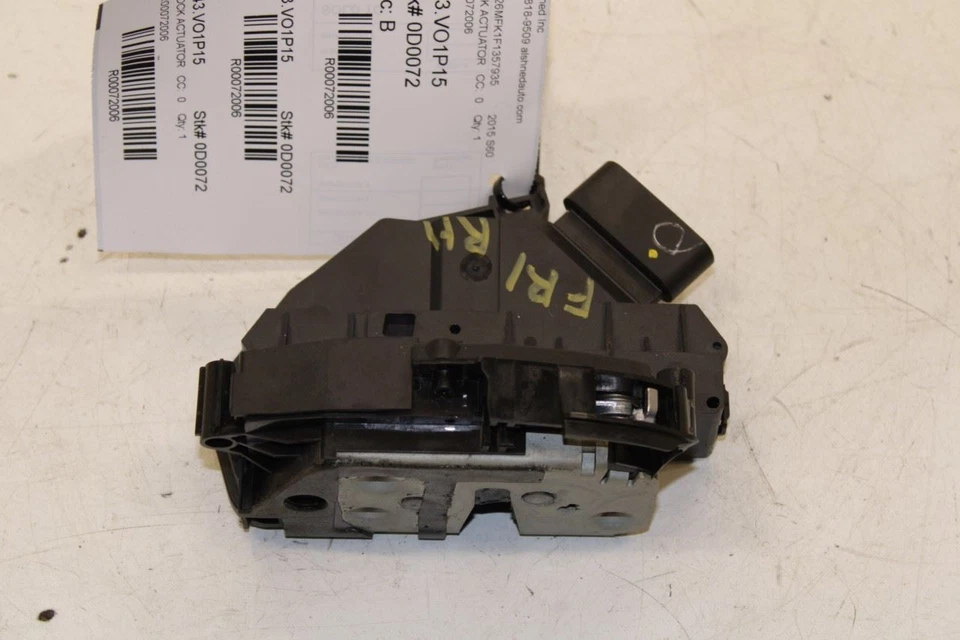 Actuador de pestillo de cerradura de puerta delantera derecha Volvo S60 T5 Premier 2015-18 31349860 Foto 1 de 4
