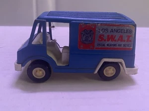 1970 Tootsie Toy Blue Panel Truck Los Angeles Swat guter Zustand - Bild 1 von 4
