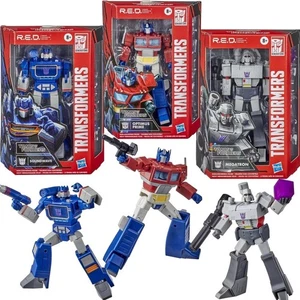 Hasbro Transformers R.E.D Soundwave Megatron Optimus Prime Action Figure Toys - Picture 1 of 10