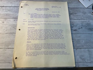 ORIGINAL REPUBLIC AVIATION P-47N DIVE FLAPS TEST REPORT JAN 1946 - Picture 1 of 5
