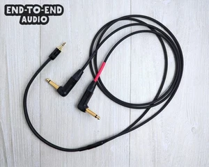 Powered Speaker Cable | 3.5mm TRS to Dual 1/4" or XLR | Studio Monitor Bookshelf - Picture 1 of 8