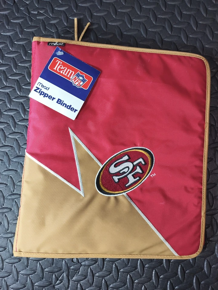 Raro San Francisco 49’s Sharkthoot NFL Mead 3 Anillos 13X11 Carpeta Años 90’s De Colección Foto 1 de 4
