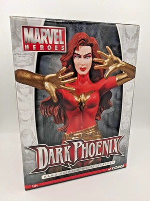Estatua de metal Corgi X-Men Dark Phoenix 2007 0345/2500 Marvel Heroes escala 1:12 Foto 1 de 4