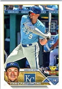 2023 Topps Chrome Sapphire #302 Vinnie Pasquantino - Kansas City Royals rookie - Picture 1 of 2