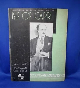 Isle of Capri - Xavier Cugat - Will Grosz - Jimmy Kennedy - 1934 Sheet Music - Picture 1 of 1