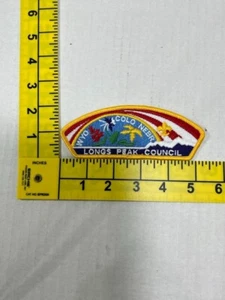 Longs Peak Council WYO Colo Nebr Council Patch Shoulder BSA Boy Scouts - Picture 1 of 1