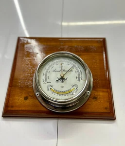 UTSUKI KEIKI CO, LTD. Original Ship Old Aneroid Barometer Instrument - Japan - Picture 1 of 14